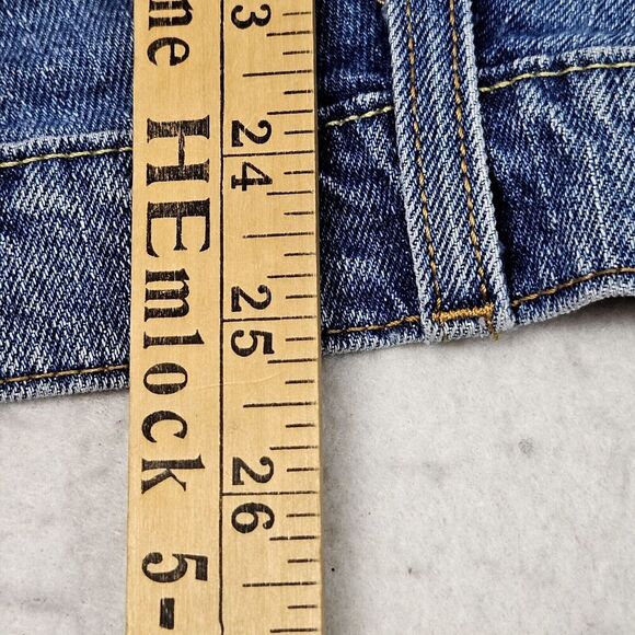 Upcycled Jean Jacket Denim Levis Patched Patched Unique Handmade‎ Unique Open - Picture 8 of 10